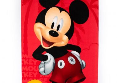 Πετσέτα Θαλάσσης Quick Dry Disney Home Mickey 27 70X140 Red 100% Microfiber - Disney Home - 