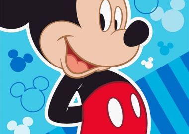 Πετσέτα Θαλάσσης Quick Dry Disney Home Mickey 376 70X140 Sky Blue 100% Microfiber - Disney Home - 