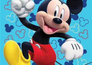 Πετσέτα Θαλάσσης Quick Dry Disney Home Mickey 541 70X140 Sky Blue 100% Microfiber - Disney Home - 