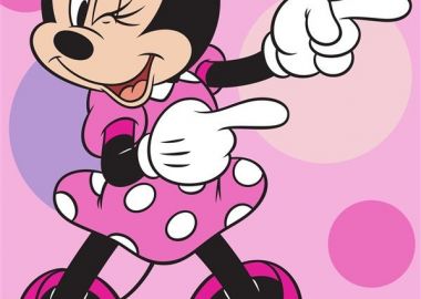 Πετσέτα Θαλάσσης Quick Dry Disney Home Minnie 182 70X140 Pastel Lilac 100% Microfiber - Disney Home - 