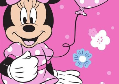 Πετσέτα Θαλάσσης Quick Dry Disney Home Minnie 335 70X140 Pink 100% Microfiber - Disney Home - 