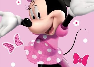 Πετσέτα Θαλάσσης Quick Dry Disney Home Minnie 542 70X140 Baby Pink 100% Microfiber - Disney Home - 