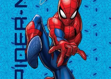 Πετσέτα Θαλάσσης Quick Dry Marvel Spider-Man 208 70X140 Sky Blue 100% Microfiber - Marvel - 
