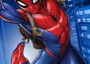 Πετσέτα Θαλάσσης Quick Dry Marvel Spider-Man 375 70X140 Blue 100% Microfiber - Marvel - 