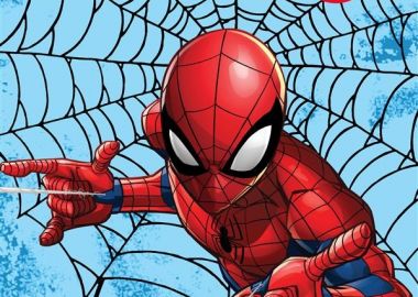 Πετσέτα Θαλάσσης Quick Dry Marvel Spider-Man 549 70X140 Sky Blue 100% Microfiber - Marvel - 