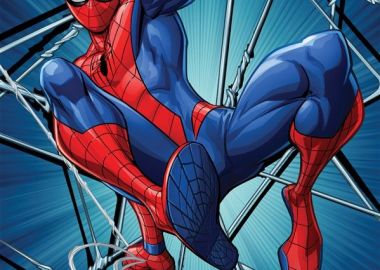 Πετσέτα Θαλάσσης Quick Dry Marvel Spider-Man 550 70X140 Blue 100% Microfiber - Marvel - 