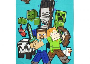 Πετσέτα Θαλάσσης Quick Dry Mojang Minecraft 49 70X140 Blue 100% Microfiber - Mojang - 