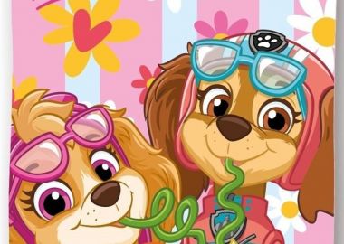 Πετσέτα Θαλάσσης Quick Dry Nickelodeon Paw Patrol 002 70X140 Baby Pink 100% Microfiber - Nickelodeon - 