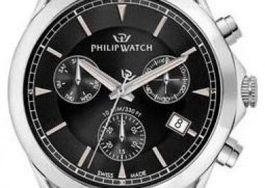 PHILIP WATCH Blaze Chronograph Swiss Made - R8273665004, Silver case with Stainless Steel Bracelet - Philip Watch - 