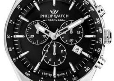 PHILIP WATCH Blaze Chronograph Swiss Made - R8273995018, Silver case with Stainless Steel Bracelet - Philip Watch - 
