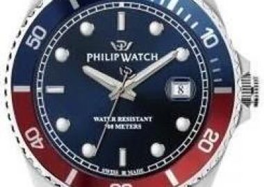 PHILIP WATCH Caribe Swiss Made - R8253597090, Silver case with Stainless Steel Bracelet - Philip Watch - 