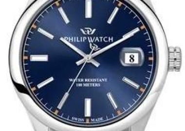 PHILIP WATCH Caribe Swiss Made - R8253597095, Silver case with Stainless Steel Bracelet - Philip Watch - 