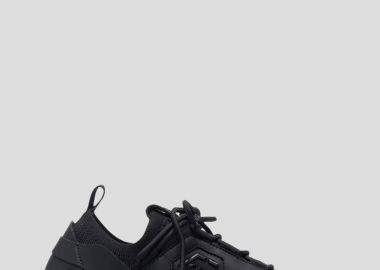 PHILIPP PLEIN Ανδρικό Μαύρο Runner Hexagon Low-Top Sneakers - PHILIPP PLEIN - 