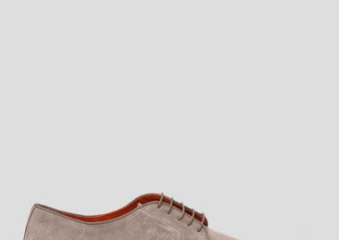 PHILIPPE LANG Ανδρικό Καφέ Lace up Leather Loafers - PHILIPPE LANG - 