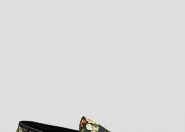 PHILIPPE LANG Ανδρικό Κόκκινο Floral Loafers - PHILIPPE LANG - 