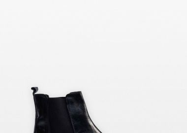 PHILIPPE LANG Ανδρικό Μαύρο Leather Chelsea Boots - PHILIPPE LANG - 