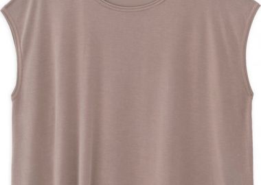 Philosophy Basic Cupro Cropped Top BL11930 Πούρου - Philosophy - 