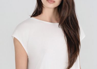 Philosophy Basic Cupro Cropped Top BL11930 Σπασμένο Λευκό - Philosophy - 