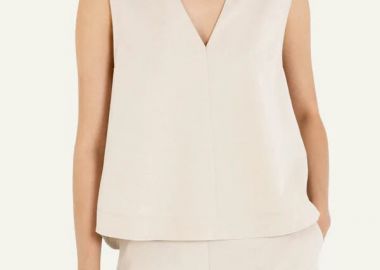 PHILOSOPHY CROPPED TOP BL12059 Μπέζ - Philosophy - 