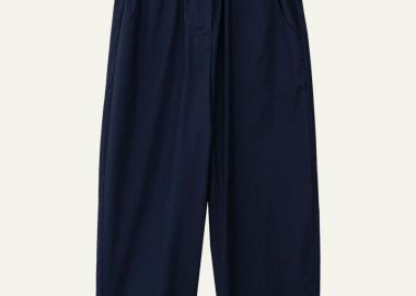 Philosophy Poplin Barrel Pants TR44510 Μπλέ - Philosophy - 