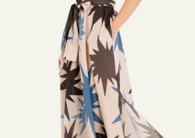 Philosophy Print Slip Dress Ciel DR22877 Ανοιχτό Μπλέ - Philosophy - 