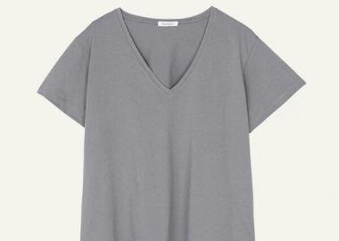 PHILOSOPHY V NECK T SHIRT GREY BL11762 Σκούρο Γκρί - Philosophy - 