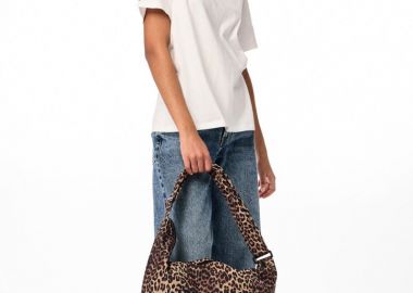 PIECES Τσάντα ώμου - 17151853 - Leopard - PIECES - 