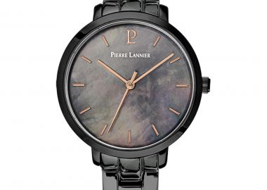PIERRE LANNIER Aura - 055M939 Black case with Stainless Steel Bracelet - Pierre Lannier - 