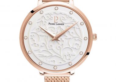 PIERRE LANNIER Eolia Ladies Crystals - 039L908 Rose Gold case with Stainless Steel Bracelet - Pierre Lannier - 