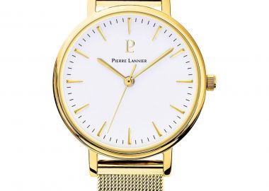 PIERRE LANNIER Ladies - 093L508, Gold case with Stainless Steel Bracelet - Pierre Lannier - 