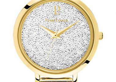 PIERRE LANNIER Ladies Crystals - 105J508, Gold case with Stainless Steel Bracelet - Pierre Lannier - 