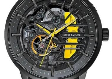 PIERRE LANNIER Paddock Skeleton Automatic - 344A449 Black case with Stainless Steel Bracelet - Pierre Lannier - 