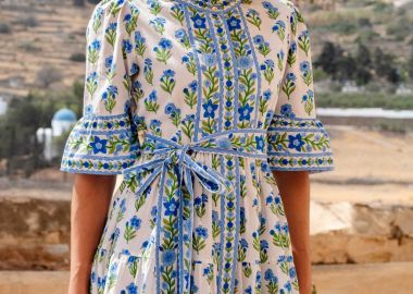 Pink City Prints γυναικείο mini φόρεμα 