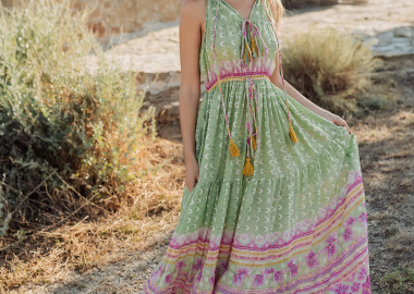 PITI CUITI Maxi Φόρεμα Με Floral Print Και Φούντες -  - 