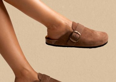 Plakton Άνετα Clogs - 186354-15 - Καφέ Σουέτ - Plakton - 