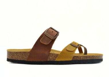 PLAKTON ΓΥΝΑΙΚΕΙΟ ΣΑΝΔΑΛΙ 181032 APURE TRI KAKI OCRE ROBLE - PLAKTON - 