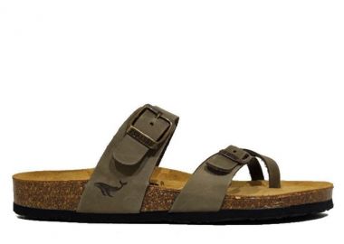 PLAKTON ΓΥΝΑΙΚΕΙΟ ΣΑΝΔΑΛΙ BOMBAY 181032 NOBUCK 2 KAKI EVA - PLAKTON - 