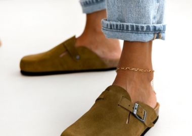 Plakton Σουέντ Ανατομικά Clogs - 181539 - Λαδί - Plakton - 