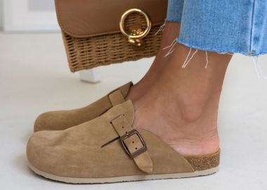 Plakton Σουέντ Ανατομικά Clogs - 181539 - Μπεζ - Plakton - 