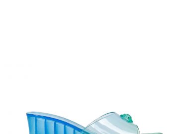 Πλατφόρμες-Flatforms γυναικεία Kurt Geiger Μπλε 5613389979 Maddison Wedge Mule 262 - Kurt Geiger - 