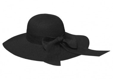 Πλατύγυρο καπέλο με λινή κορδέλα - STAMION - 