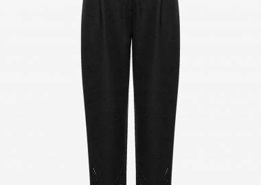 Pleated Pants in Black - Cutcuutur - 
