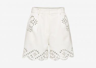 Pleated Shorts in White - Cutcuutur - 