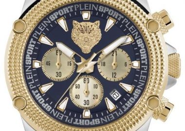 PLEIN SPORT Hurricane Chronograph - PSDBA1324, Silver & Gold case with Stainless Steel Bracelet - Philipp Plein Sport - 