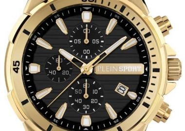PLEIN SPORT Impact Chronograph - PSBEA0724, Gold case with Stainless Steel Bracelet - Philipp Plein Sport - 