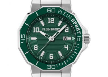PLEIN SPORT Titan - PSUGA0426, Silver & Green case with Stainless Steel Bracelet - Philipp Plein Sport - 
