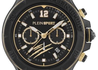 PLEIN SPORT Warrior Chronograph - PS6BA0824, Black case with Stainless Steel Bracelet - Philipp Plein Sport - 