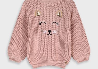 Πλεκτή μπλούζα - ΣΚΟΝΙΣΜΕΝΟ ΡΟΖ 15-125307-6 - 15-125307-6-6-etwn-skonismeno-roz - energiers - 