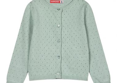 Πλεκτή ζακέτα για κορίτσι - ΦΥΣΤΙΚΙ 15-224301-6 - energiers - 