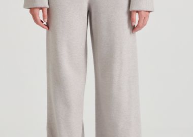 Πλεκτό casual παντελόνι από βισκόζη - FUNKY BUDDHA - 